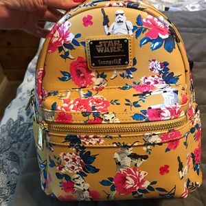 Floral stormtrooper Loungefly backpack